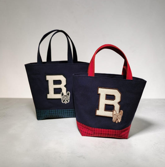 a【New】ツートンcheck　Osanpo Bag６月中旬順次発送予定