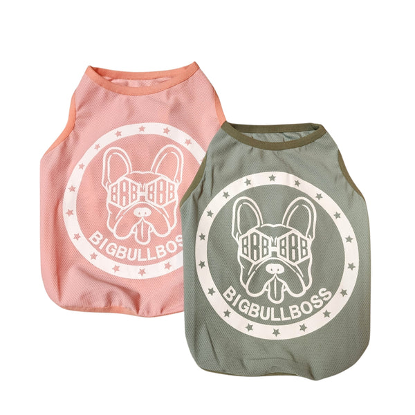 a【New】Star☆Dog　MeshTankTop